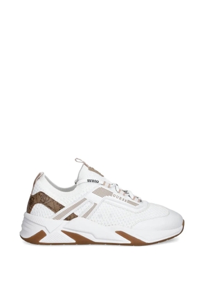 GUESS USA logo-detail lac-up sneakers - White