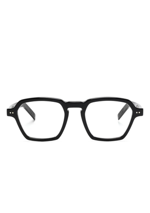 Lunor geometric-frame glasses - Black