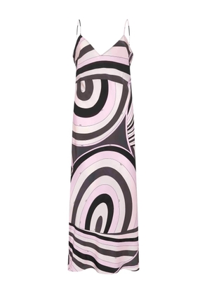PUCCI Iride-print maxi dress - Pink