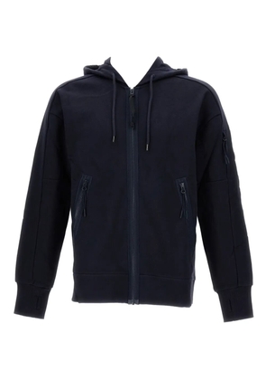 C.P. Company lens-detail zip-up hoodie - Blue