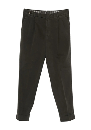 PT Torino pleated cuffed trousers - Grey