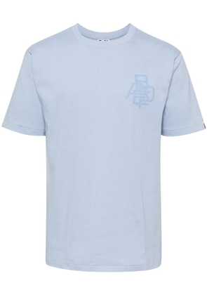 A BATHING APE® logo-print cotton T-shirt - Blue