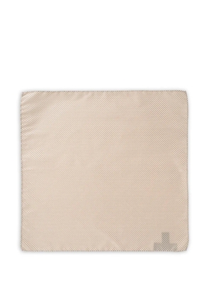 Emporio Armani silk pocket square - Neutrals