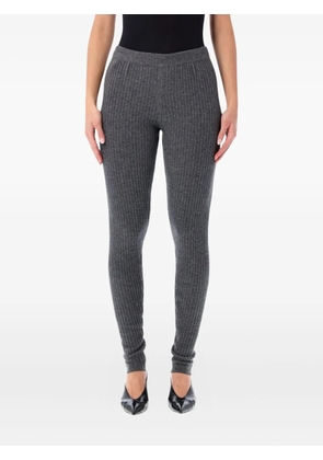 The Garment ribbed-knit belt-loops leggings - Grey