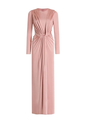 Dolce & Gabbana knot long-sleeve dress - Pink