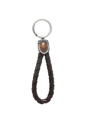 ALBERTO LUTI braided keyring - Brown