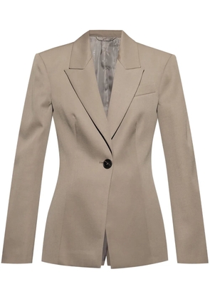 The Attico single-breasted blazer - Neutrals