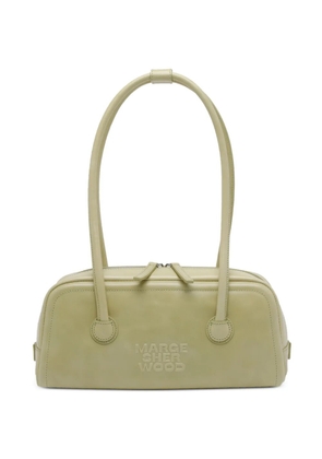 Marge Sherwood zip boston leather shoulder bag - Green