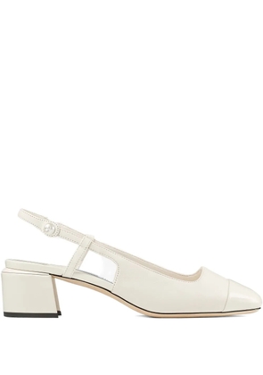 Jimmy Choo 45mm Elisa sling-back pumps - Neutrals