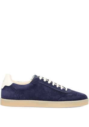Brunello Cucinelli suede low-top sneakers - Blue