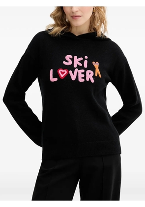 MC2 Saint Barth lettering-detail sweater - Black