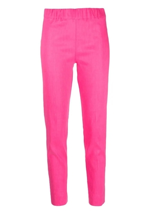 D.Exterior elasticated-waist slim-cut leggings - Pink