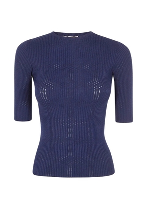 TWINSET ribbed top - Blue