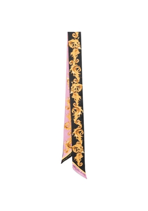 Versace Jeans Couture baroque-print scarf - Pink