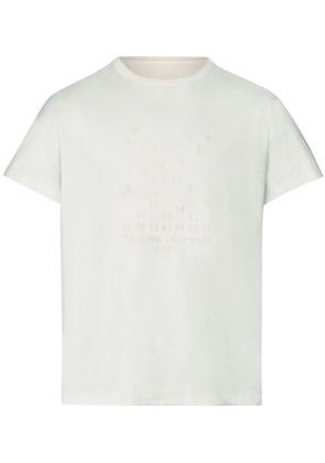 Maison Margiela Numeric logo-embroidered T-shirt - White