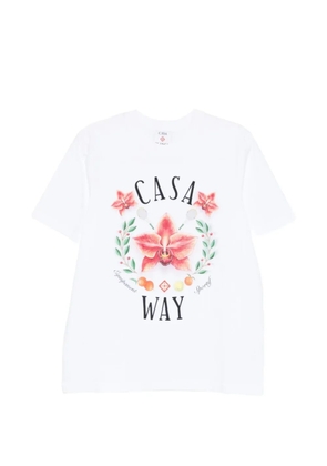 Casablanca graphic-print T-shirt - White