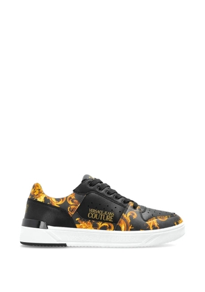 Versace Jeans Couture Barocco-print sneakers - Black