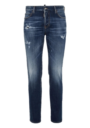 DSQUARED2 distressed skinny jeans - Blue