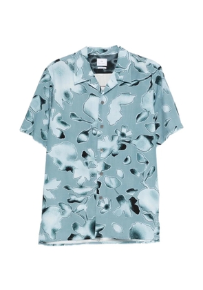 PS Paul Smith floral button shirt - Blue