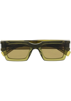 Saint Laurent Eyewear wayfarer-frame sunglasses - Green