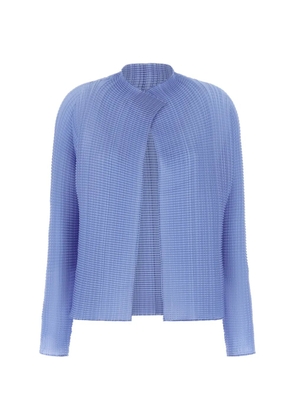 Issey Miyake long-sleeve cardigan - Blue