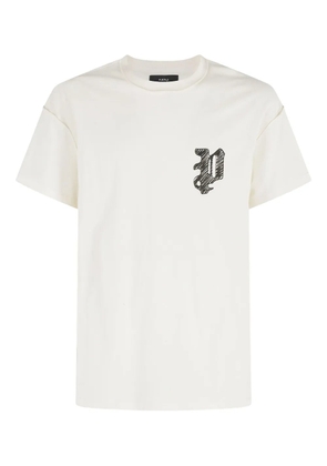 Purple Brand textured T-shirt - Neutrals