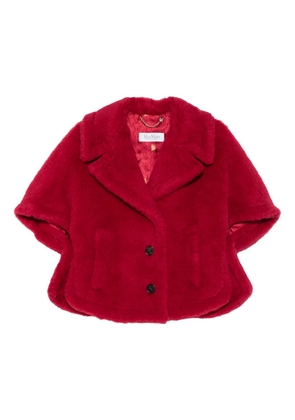 Max Mara Corvino buttoned cape - Red