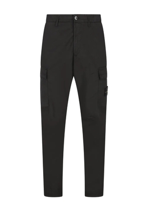 Stone Island cargo tapered trousers - Black