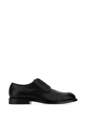 Jil Sander leather derby shoes - Black