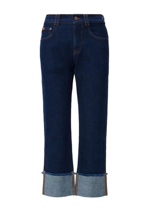 No44 Persona cuffed-hem jeans - Blue