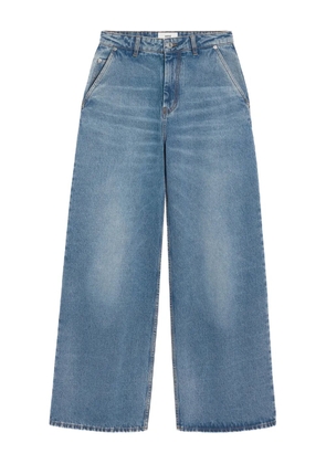 AMI Paris cotton super wide-leg jeans - Blue