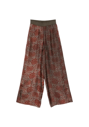 Uma Wang floral-print palazzo pants - Red