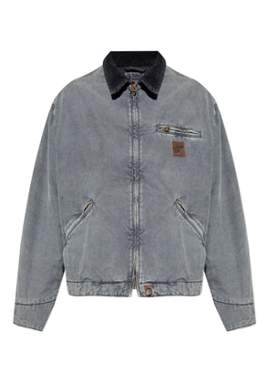 A BATHING APE® corduroy-collar overshirt - Grey