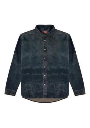 Diesel S-Simply-EPBS acid-wash denim shirt - Blue