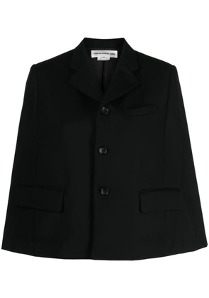 Comme Des Garçons Girl single-breasted wool cape - Black