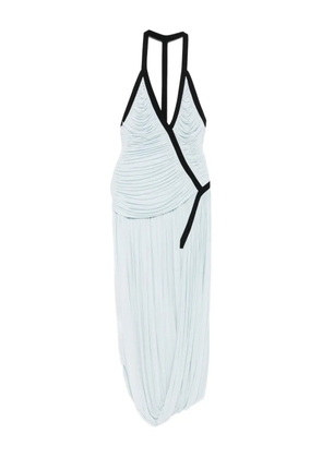 Christopher Esber sleeveless jersey dress - Blue