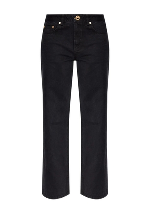 Cult Gaia Rosella logo-plaque jeans - Black