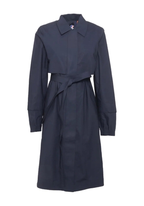 K-Way Jesy belted trench coat - Blue