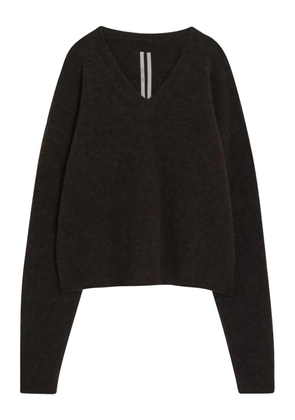 Rick Owens v-neck wool sweater - Brown