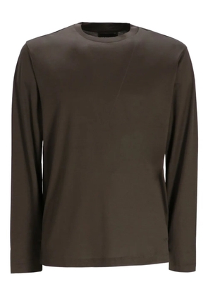 Emporio Armani long-sleeve T-shirt - Brown
