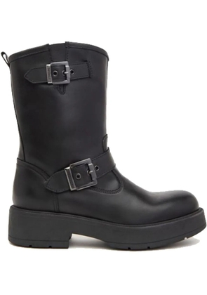NERO GIARDINI leather ankle boots - Black