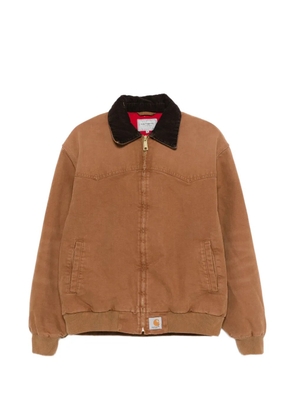Carhartt WIP OG Santa Fe zip corduroy-collar jacket - Brown