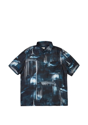 Phipps short sleeve camp shirt - Blue