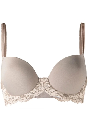 Wacoal lace-detail bra - Neutrals
