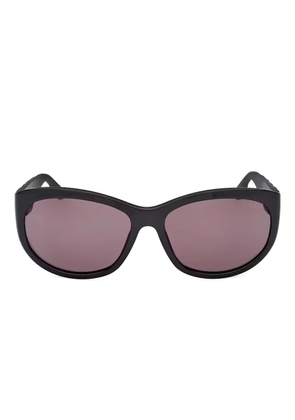 GUESS EYEWEAR oval-frame sunglasses - Black