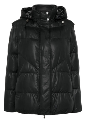 Patrizia Pepe hooded puffer jacket - Black