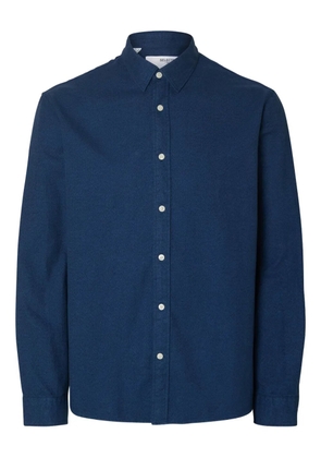 SELECTED cotton shirt - Blue