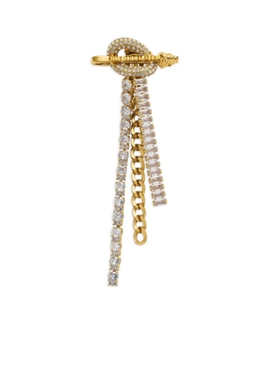 Versace Clash drop single earring - Gold