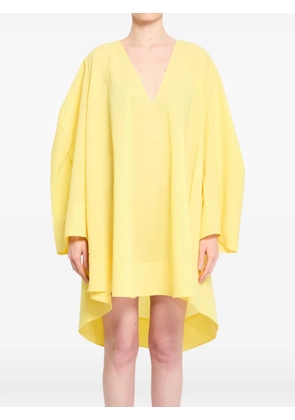 Jacquemus V-neck flared dress - Yellow