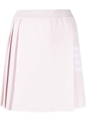 Thom Browne 4-Bar pleated miniskirt - Pink